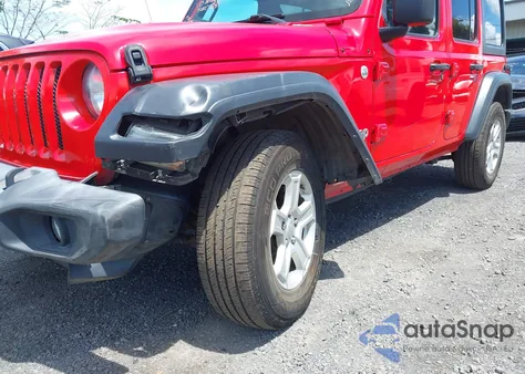 2020 Jeep Wrangler Unlimited Sport S 4X4 z USA, uszkodzony, nr VIN 1C4HJXDG2LW299363